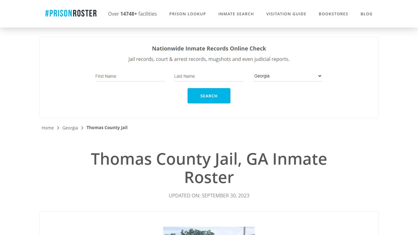 Thomas County Jail, GA Inmate Roster - Prisonroster
